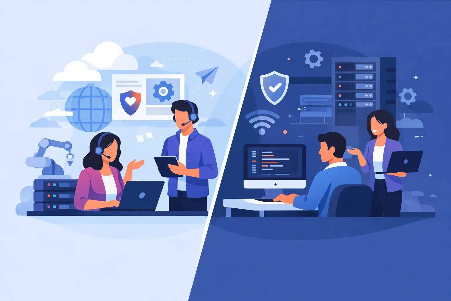 Outsourced IT Versus Internal Staff Compared