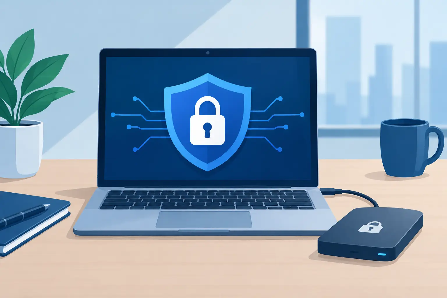 How to Encrypt Company Laptop Drives Safely